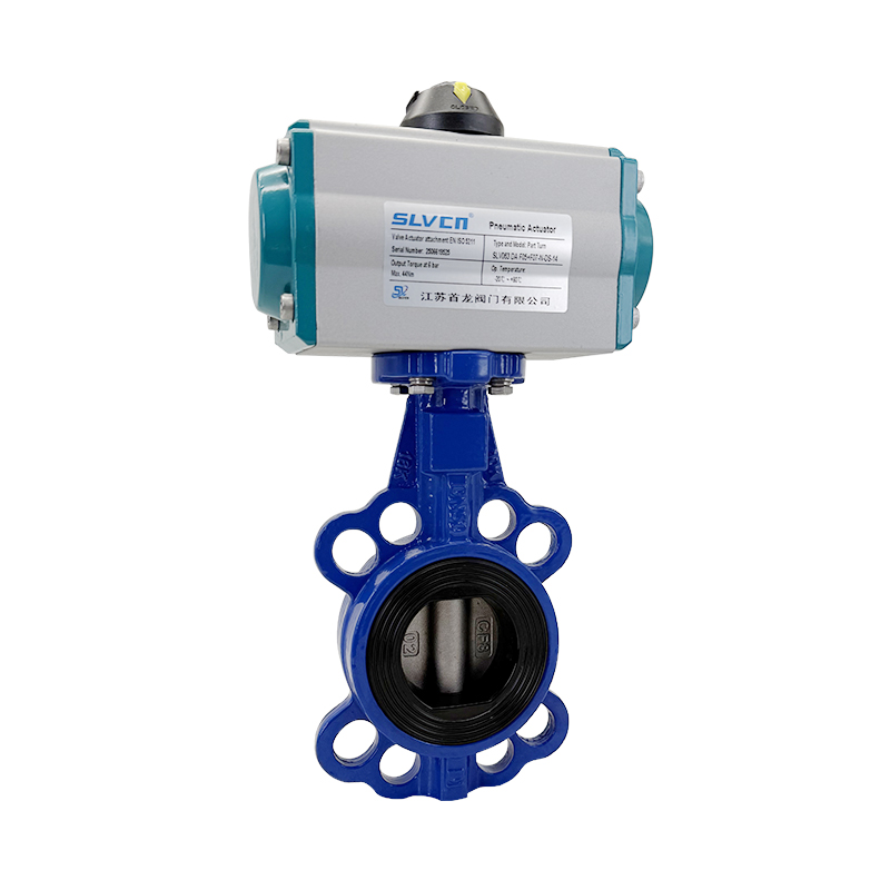【SLVCN】氣動(dòng)對夾蝶閥軟密封